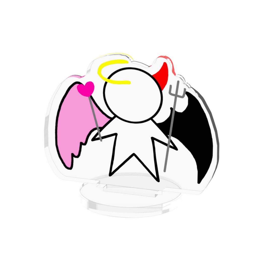 ゆなぽろいどアクリルフィギュア【堕天使ちゃん】