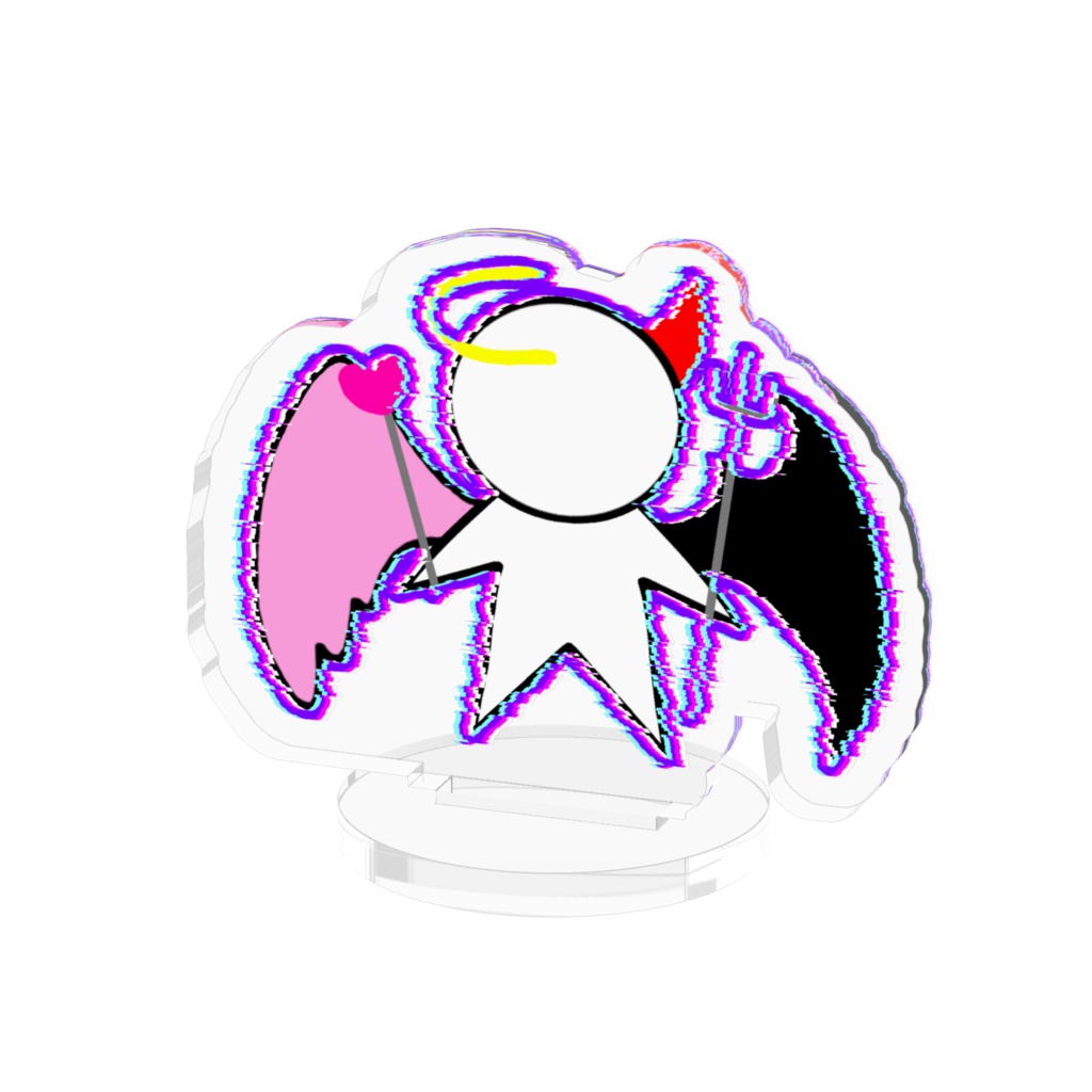 ゆなぽろいどアクリルフィギュア【デジタル堕天使ちゃん】