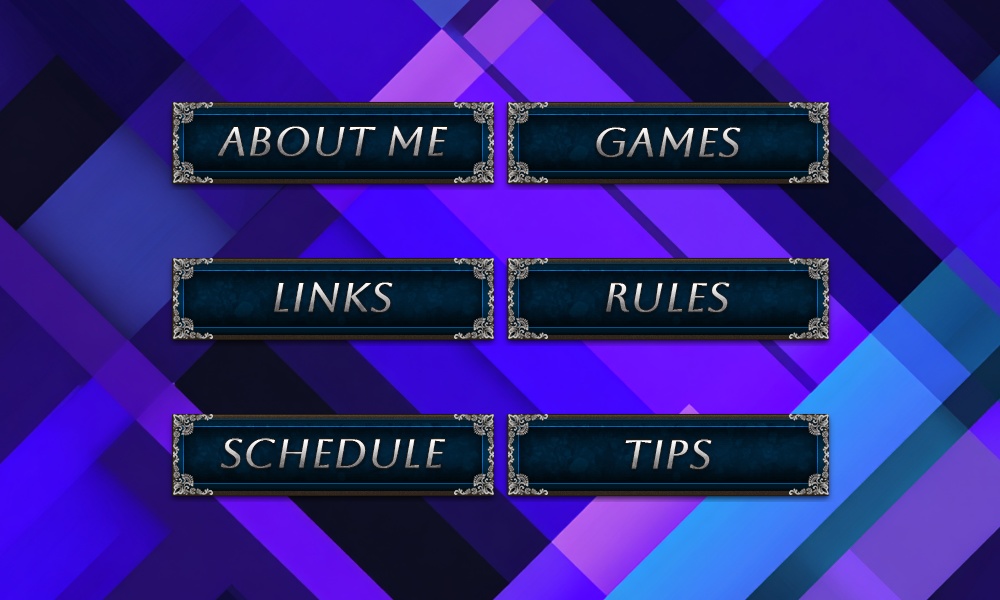 Twitch Panel Headers - Fancy