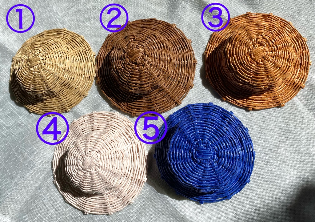 ぬい用 麦わら帽子