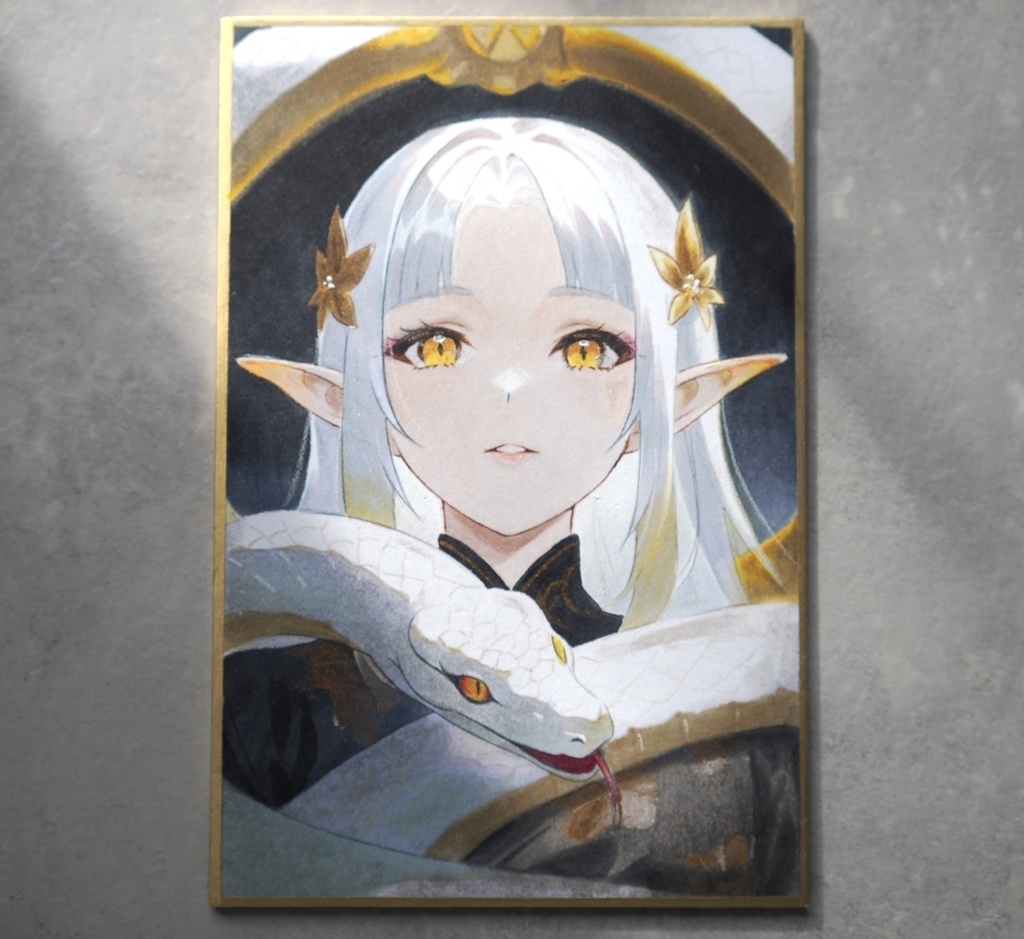 ２０２５年賀絵　色紙原画