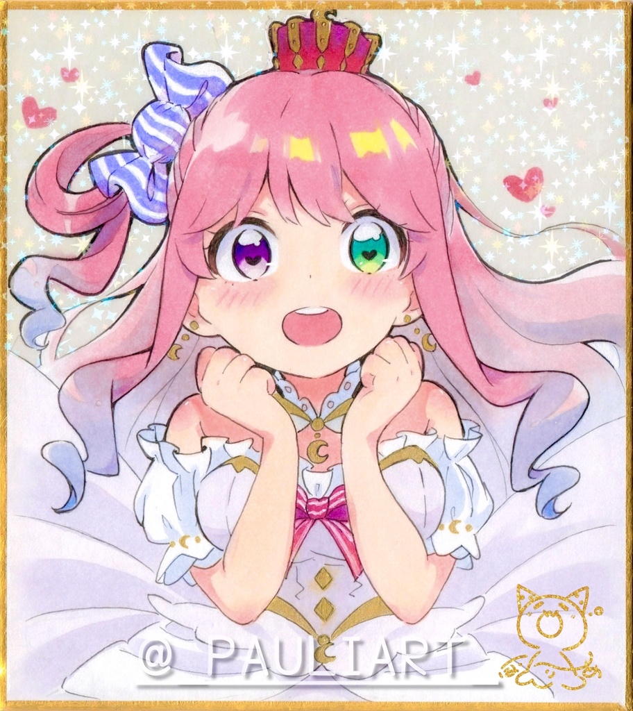 ホロライブ『姫森ルーナ』SSR色紙イラスト - ぽーりあしょっぷᰔ