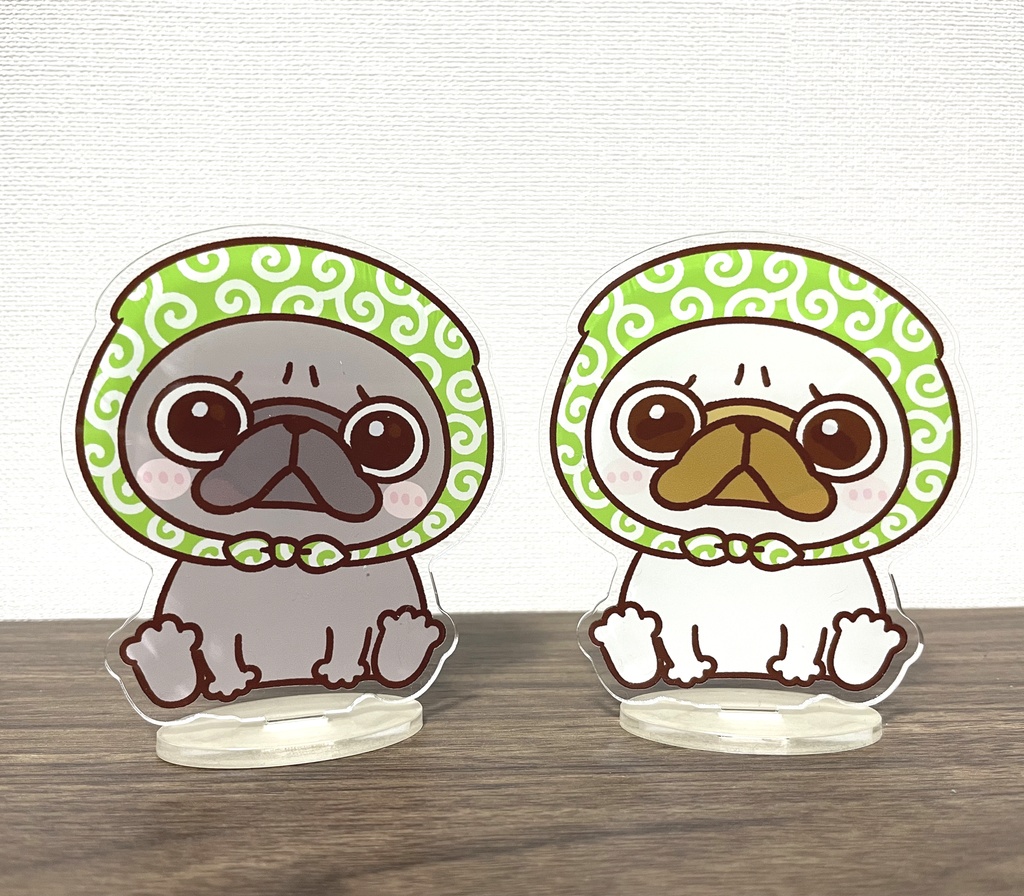 ほっかむりパグちゃんず