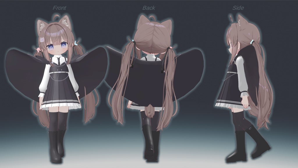 Hikarun_v1.0对芯无料衣服（披风不会，介意的请用无披风FBX）