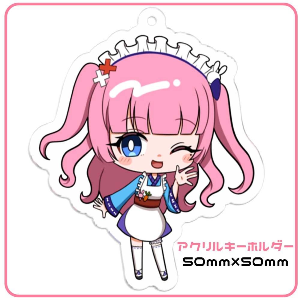 【Vtuber しらとりん】お給仕ver アクリルキーホルダー