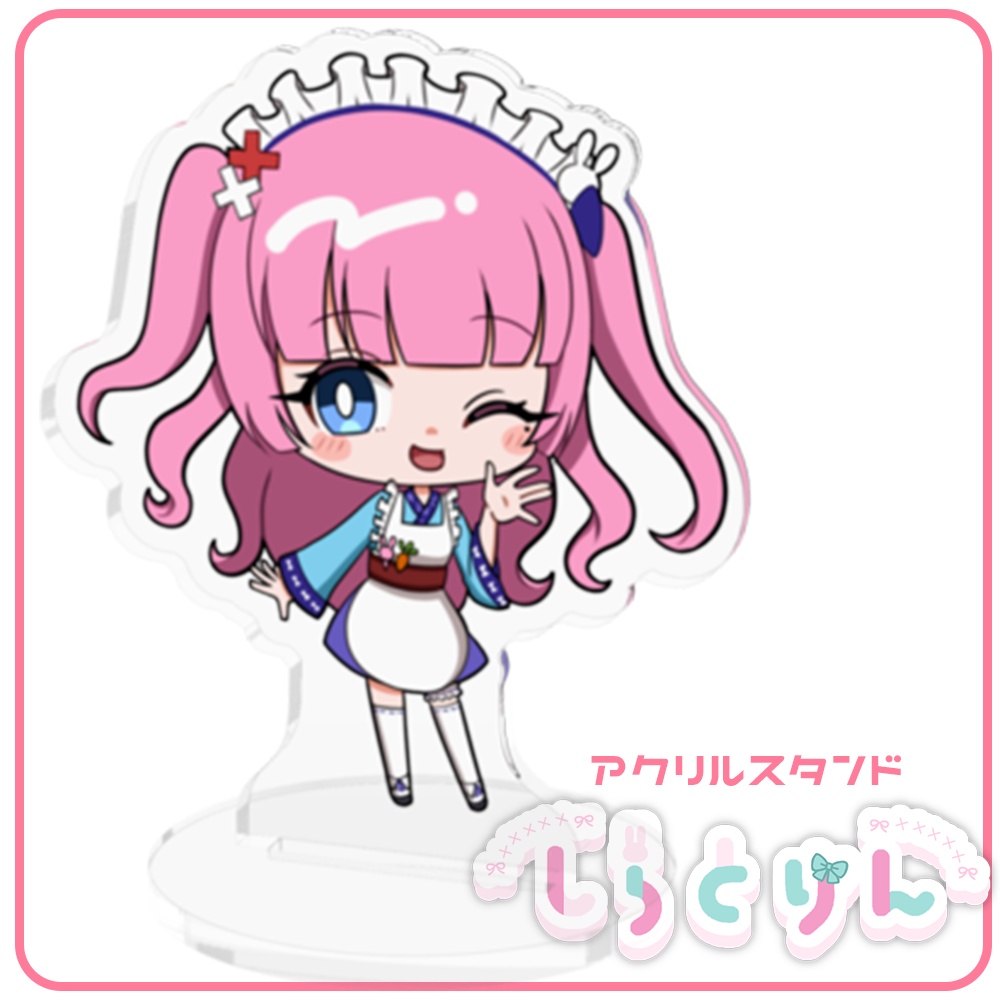 【Vtuber しらとりん】お給仕ver　アクリルスタンド