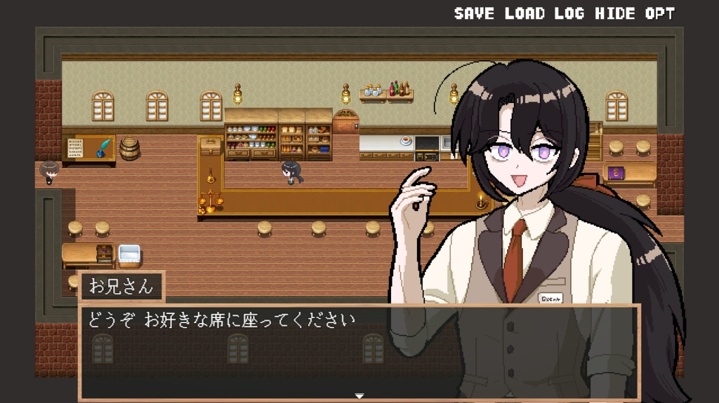 カフェのお兄さんとコーヒー飲むだけ。