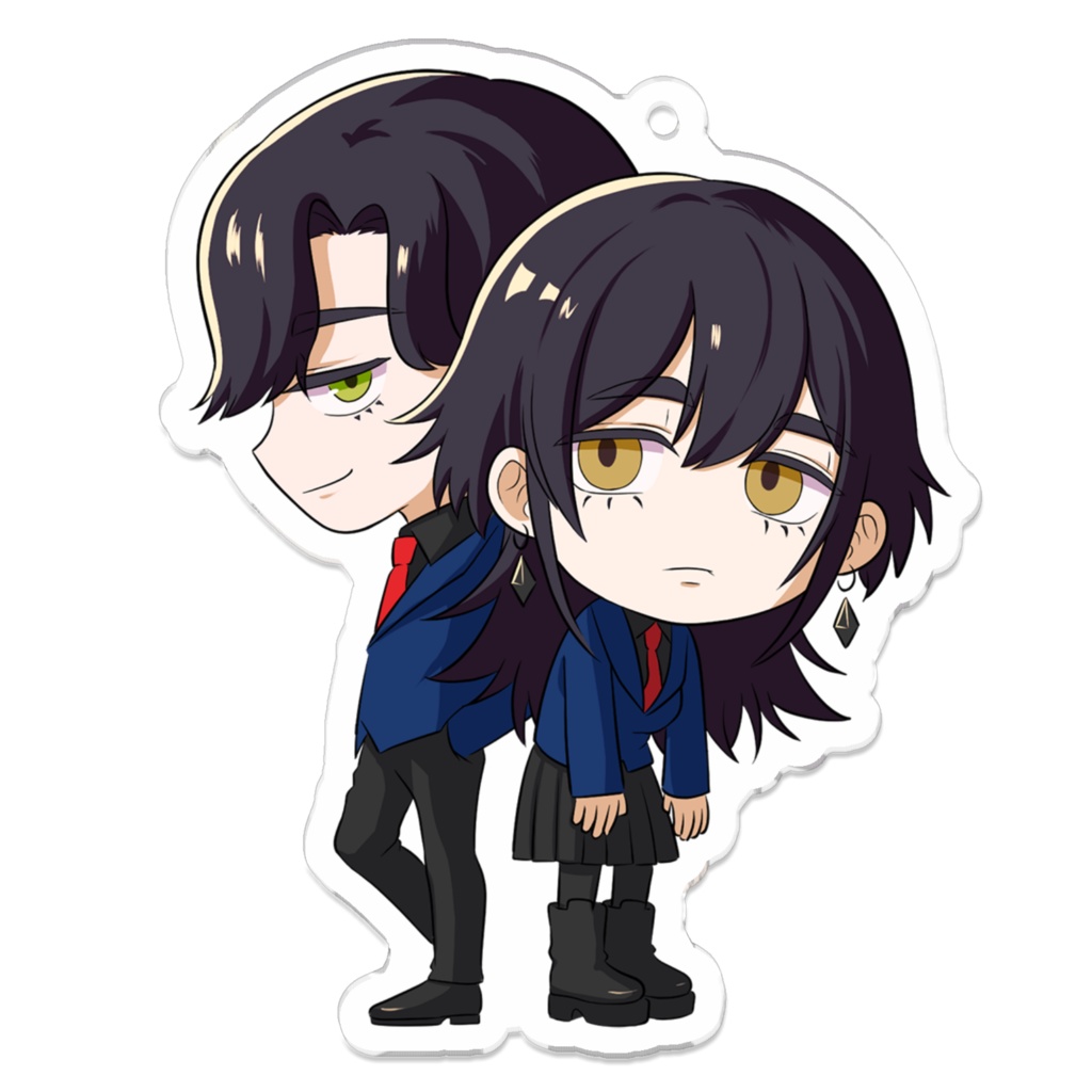 【GU学園】無架くん＆無架さん★アクキー 