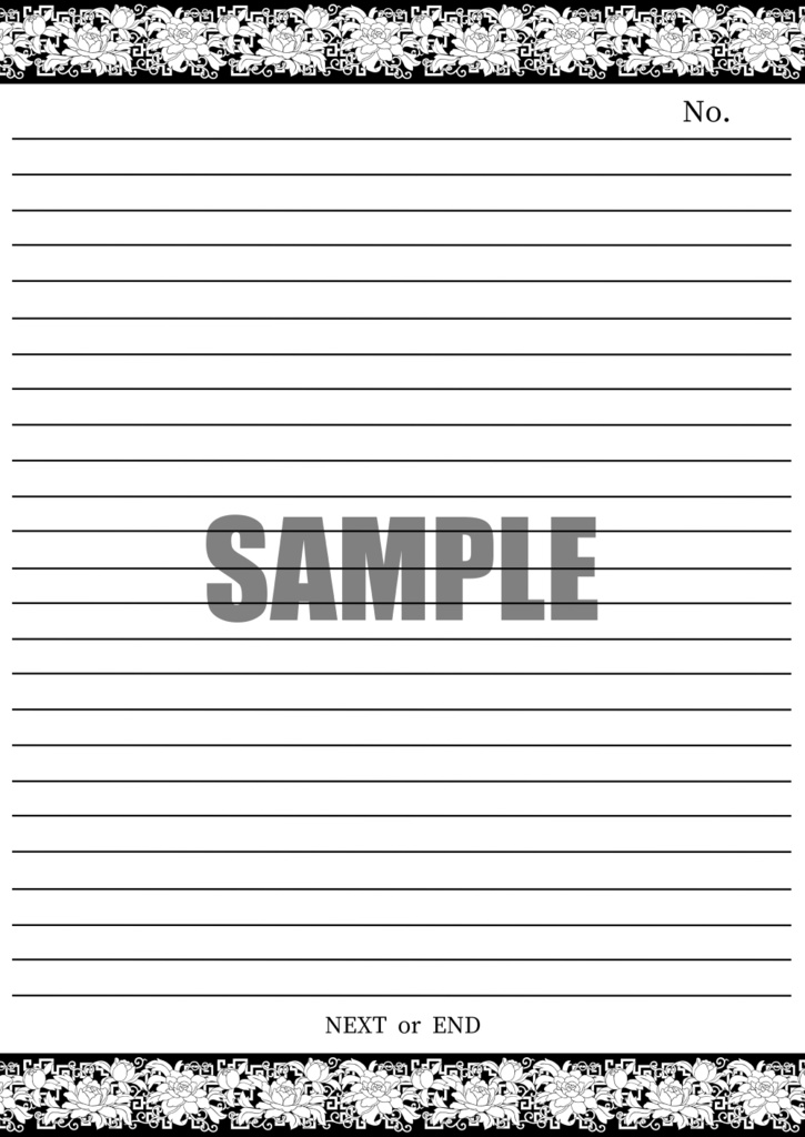 L-102 同人便箋(フルカラー)