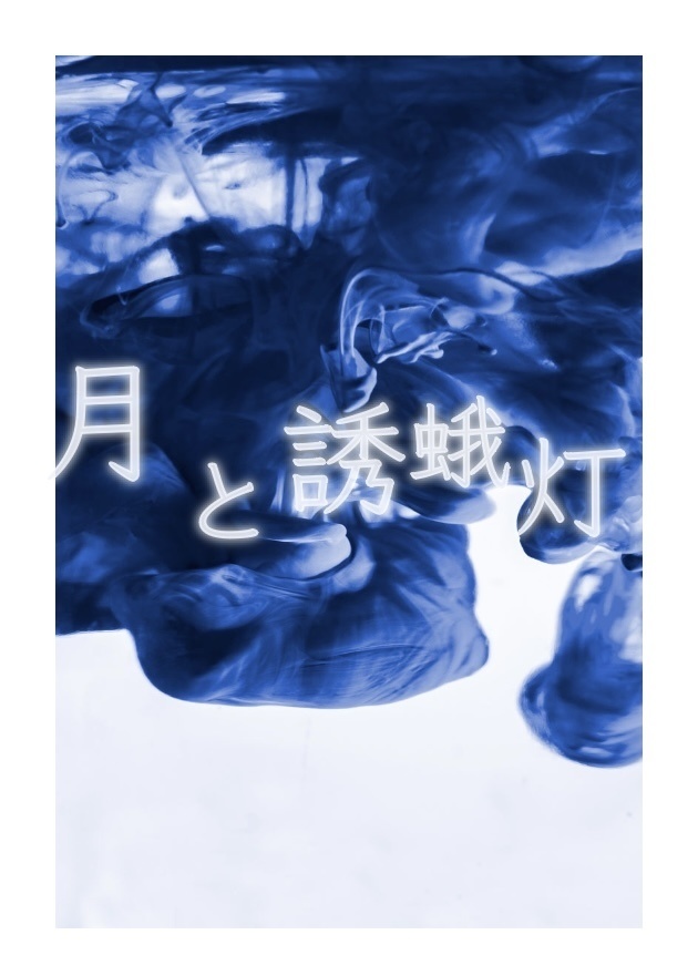 月と誘蛾灯