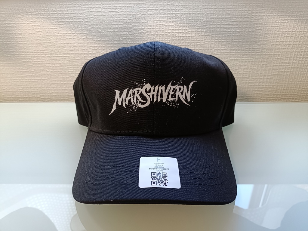 MARSHIVERN LOGO CAP 001/ BLACK