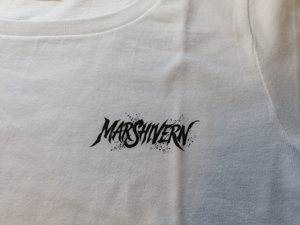 MARSHIVERN ロゴ レディースTシャツ / WHITE