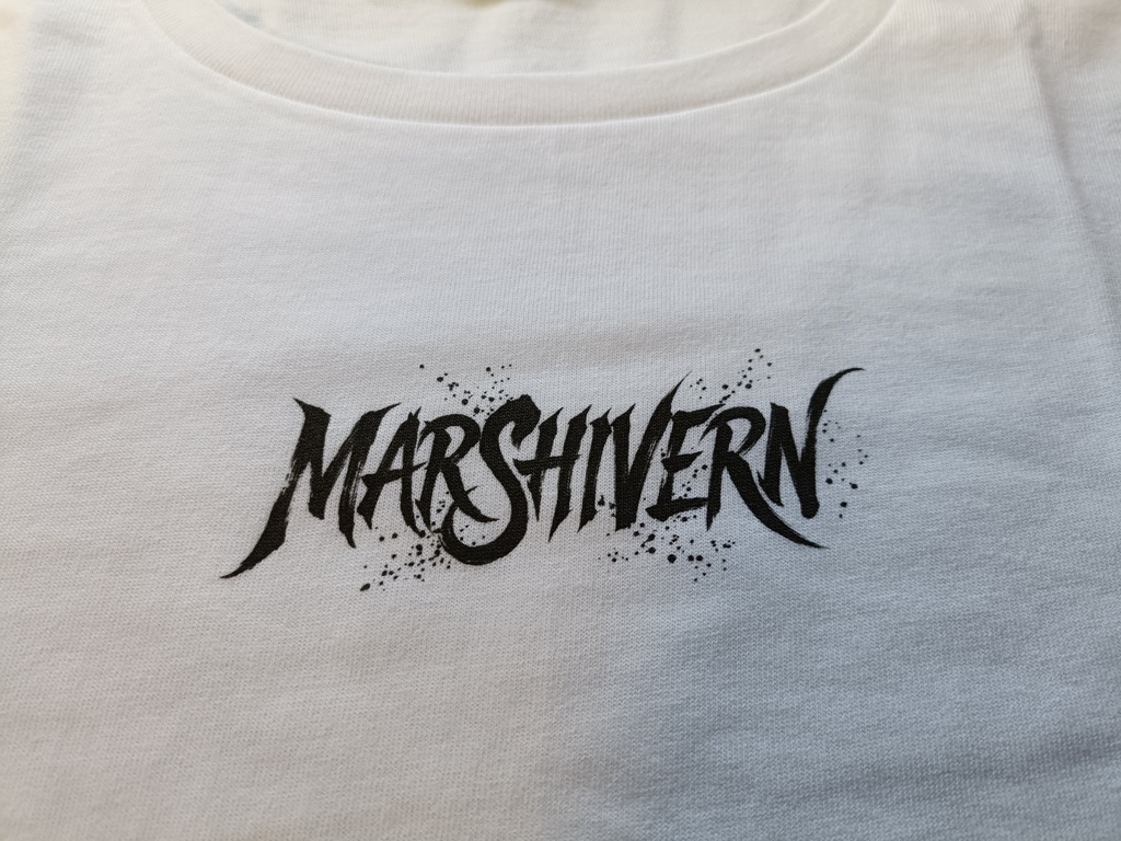 MARSHIVERN ロゴ レディースTシャツ / WHITE