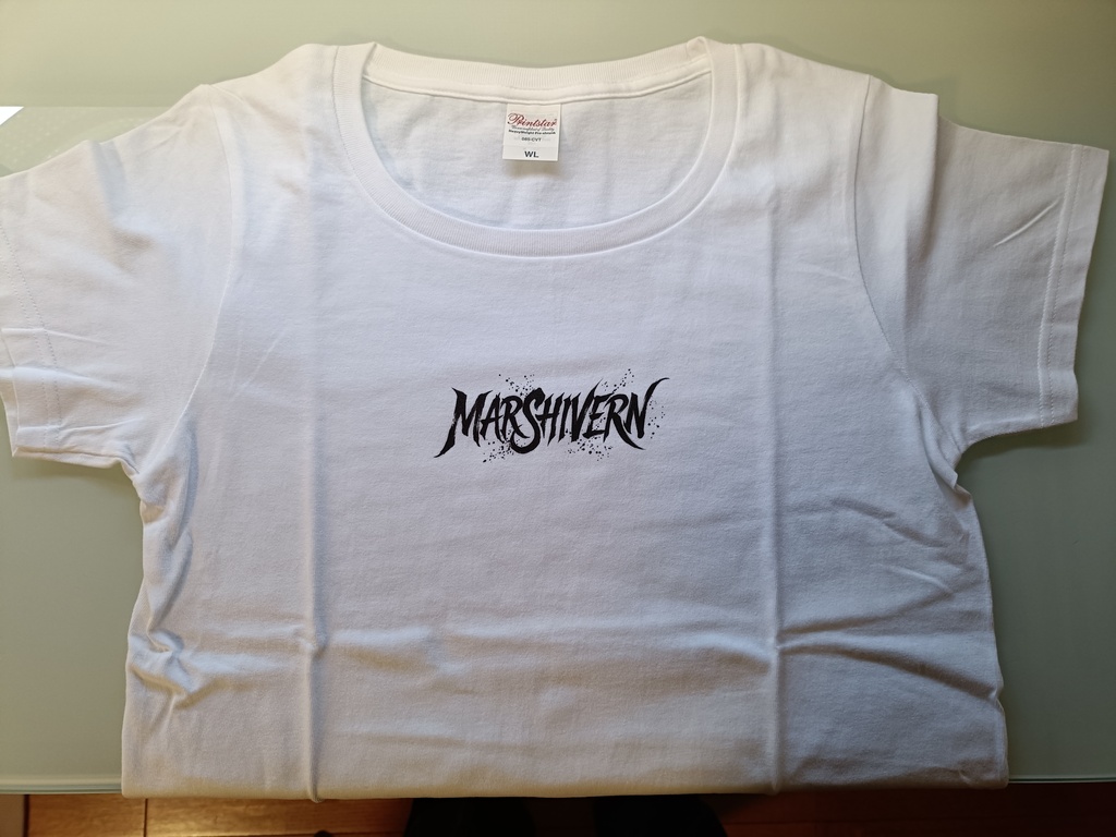 MARSHIVERN ロゴ レディースTシャツ / WHITE