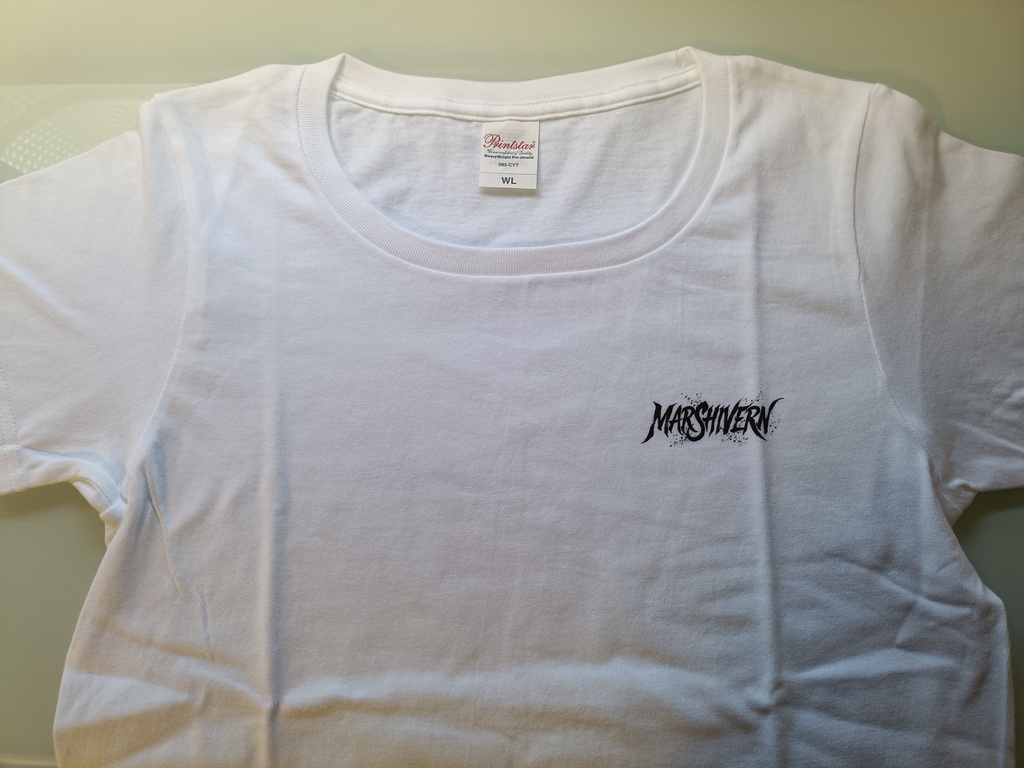MARSHIVERN ロゴ レディースTシャツ / WHITE