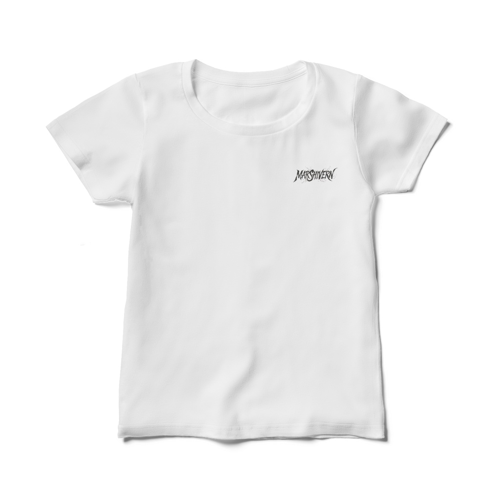 MARSHIVERN ロゴ レディースTシャツ / WHITE