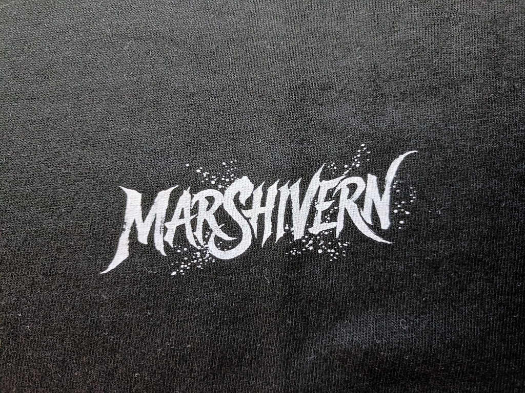 MARSHIVERN ロゴTシャツ / BLACK