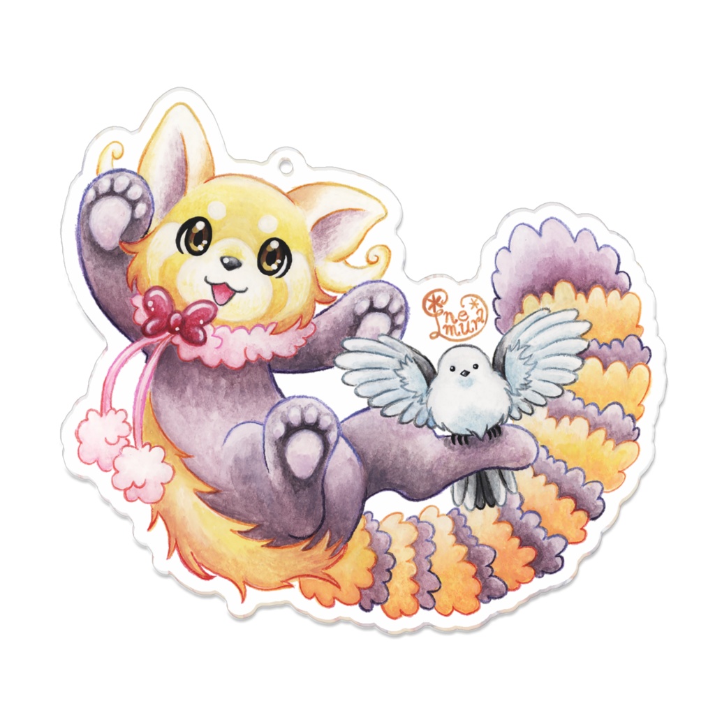 レッサーパンダ＆シマエナガ