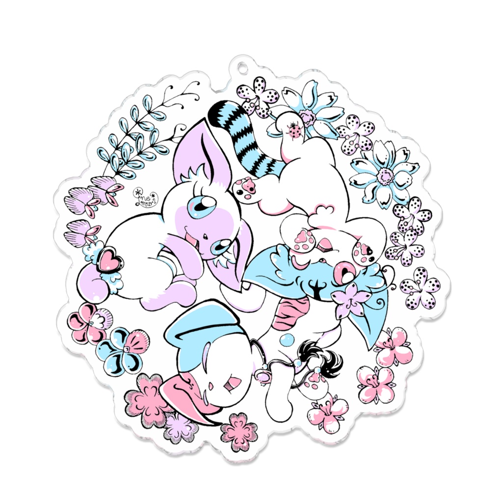 原っぱの仲良し子猫