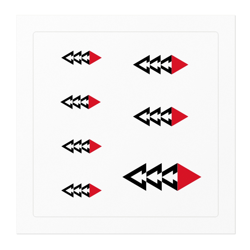 CCC(総コン)ロゴステッカー