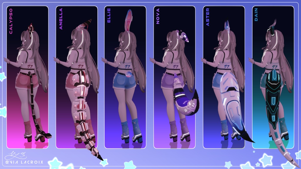 Cyber Gummy ♡ Mecha Assets Pack