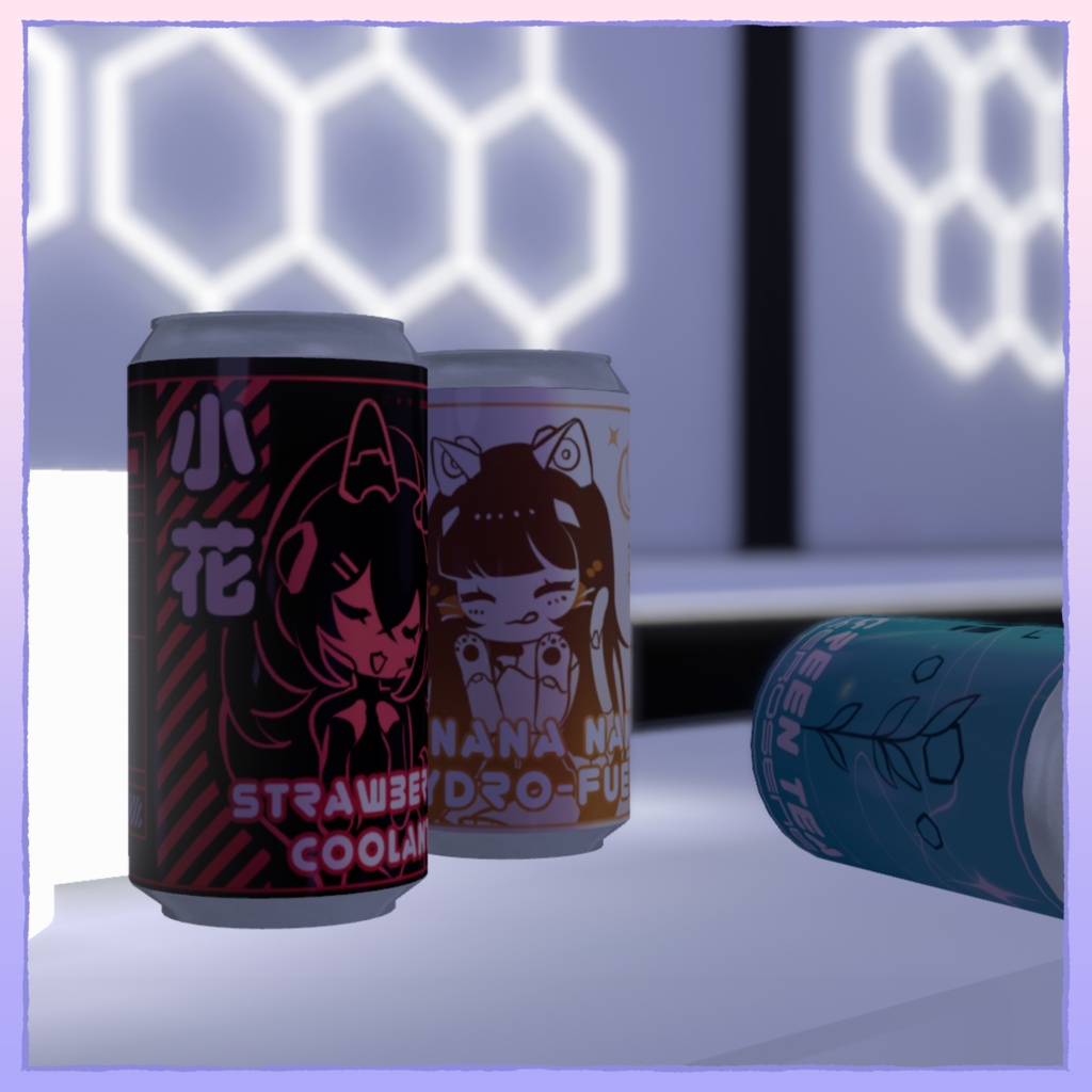 Cutie Soda Cans ♡ Textures