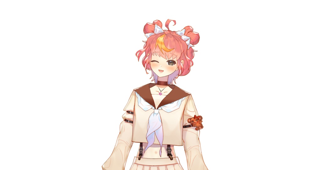 【Unique Model】Cute Uniform Girl【VTube Studio】