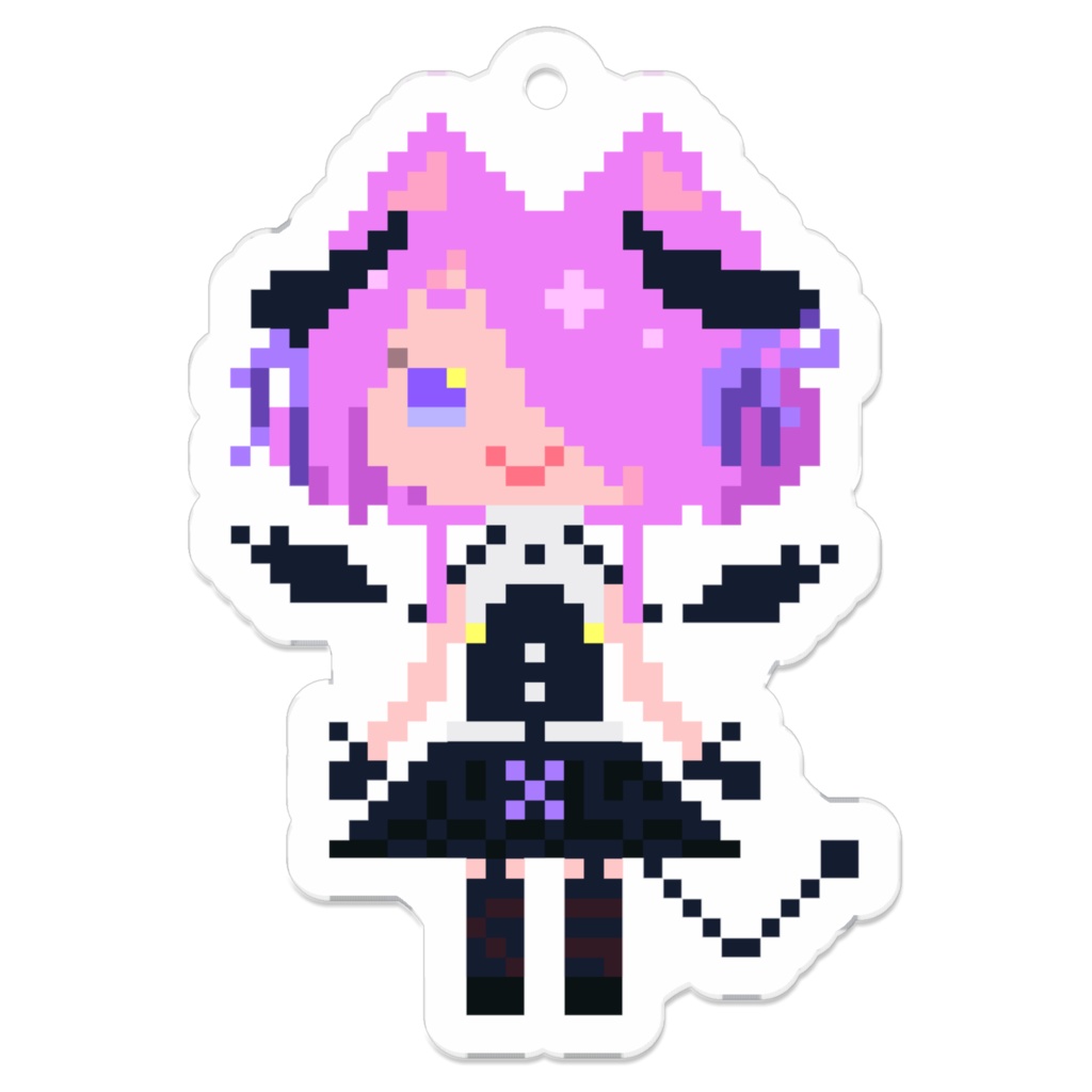 4周年記念ドットもどきアクキー