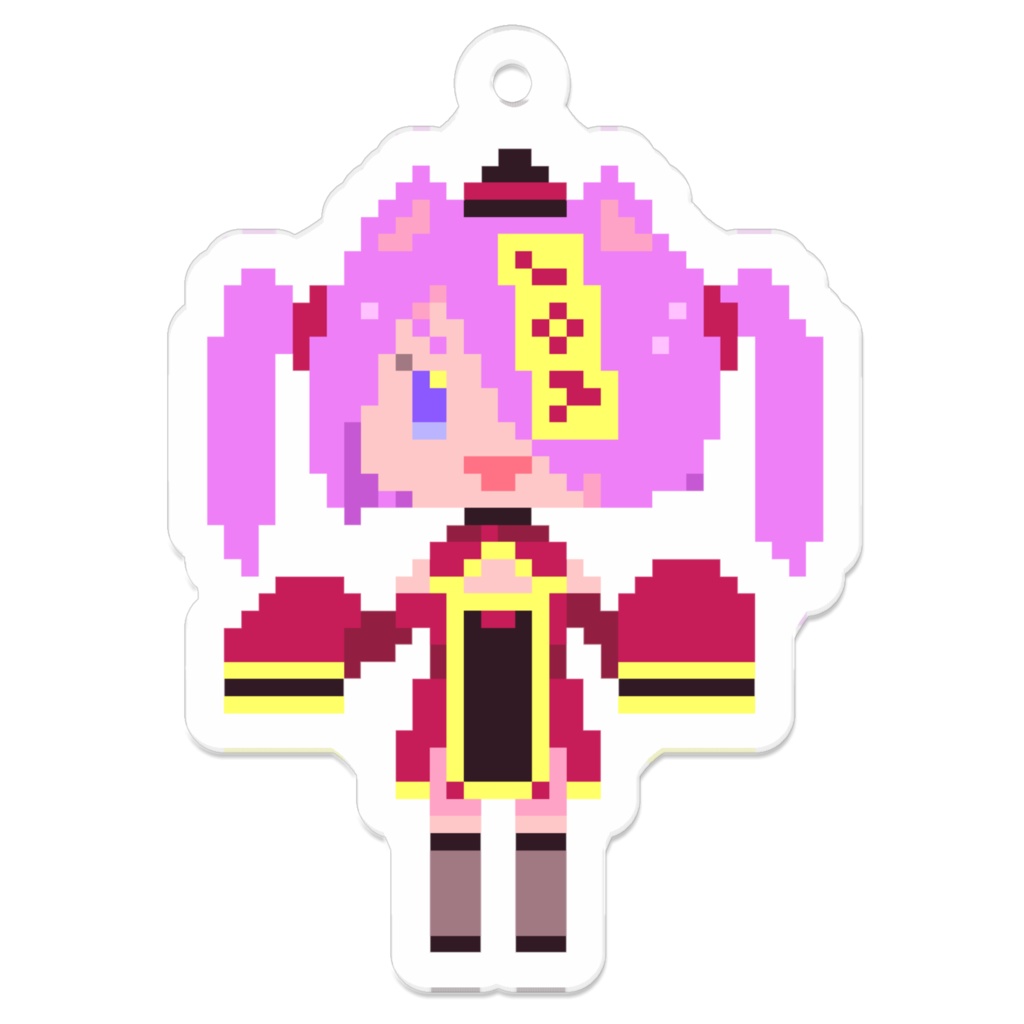 4周年記念ドットもどきアクキー