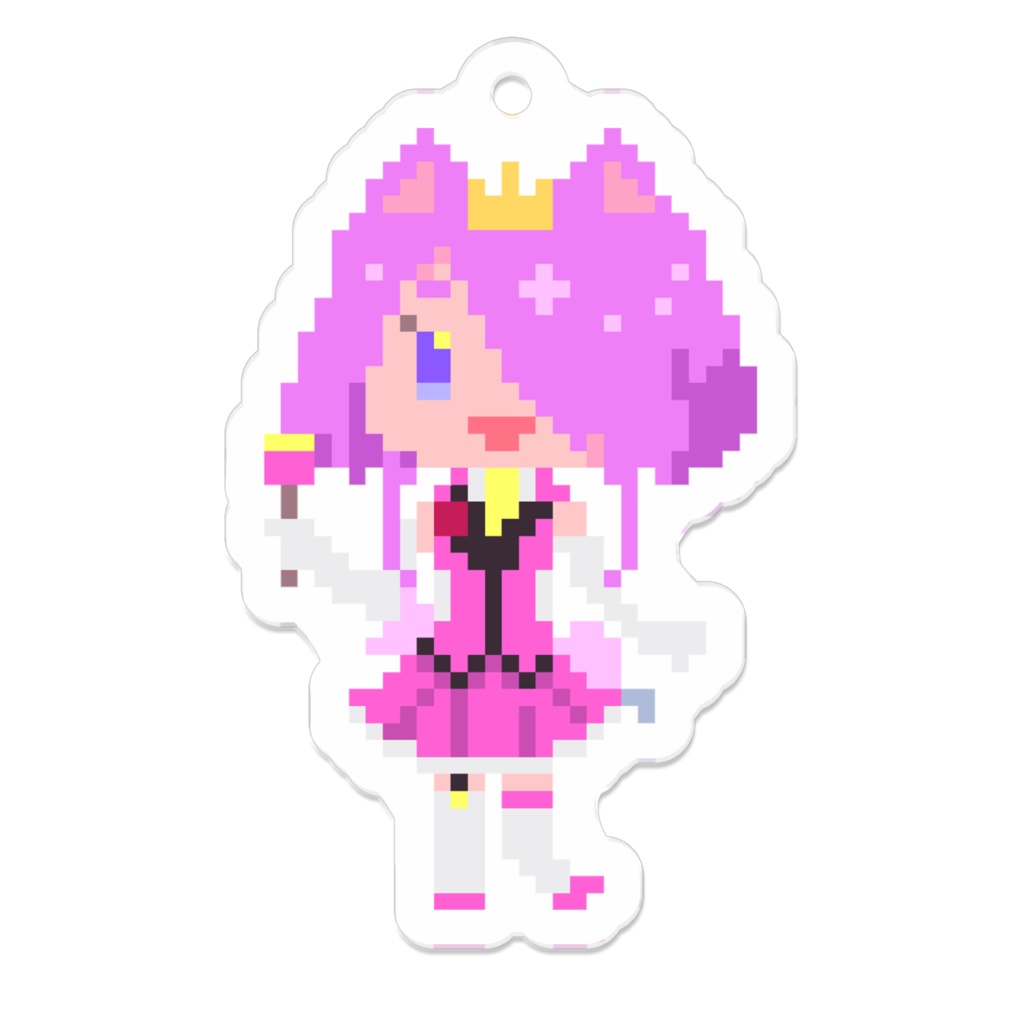 4周年記念ドットもどきアクキー