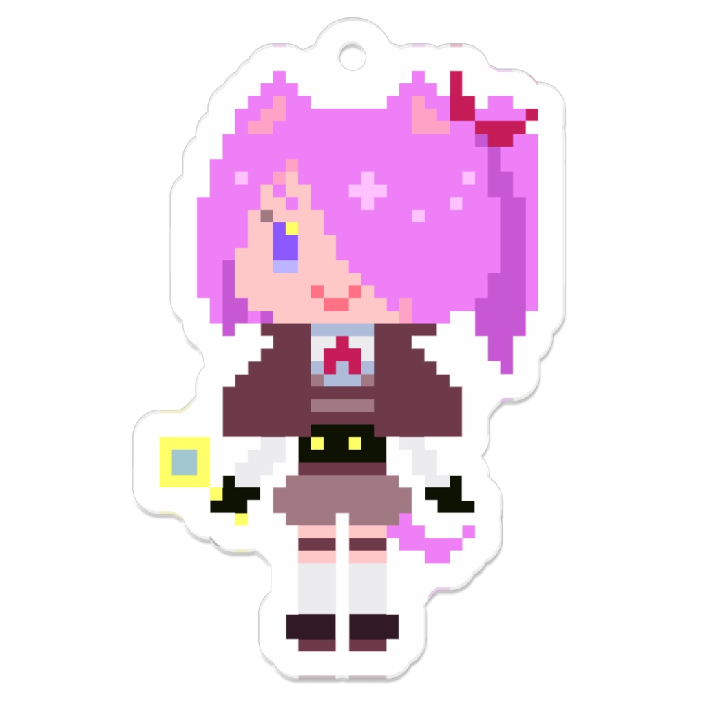 4周年記念ドットもどきアクキー