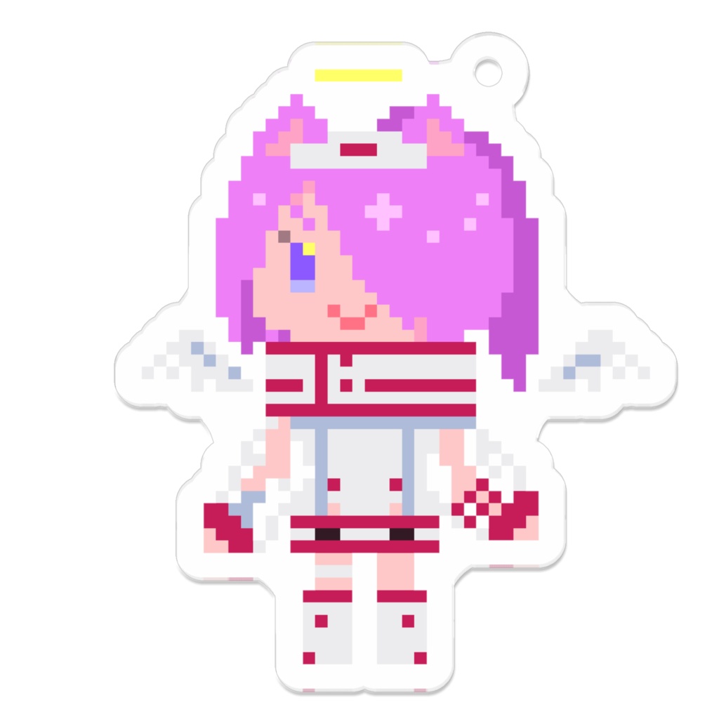 4周年記念ドットもどきアクキー