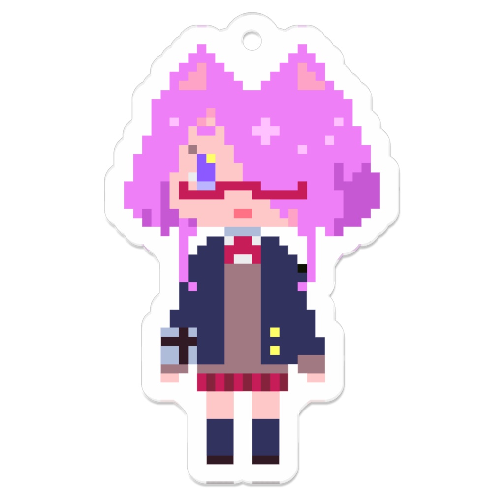 4周年記念ドットもどきアクキー