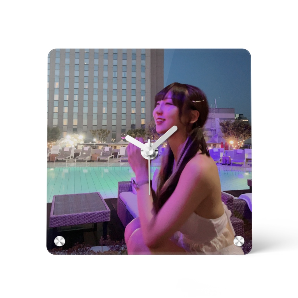 貴方といる時間が幸せなアクリル時計