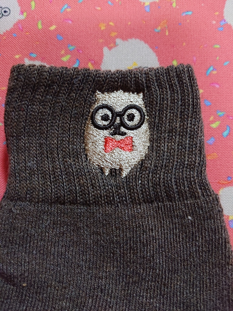 【期間限定】ポメ道くん刺繍靴下【購入特典あり】