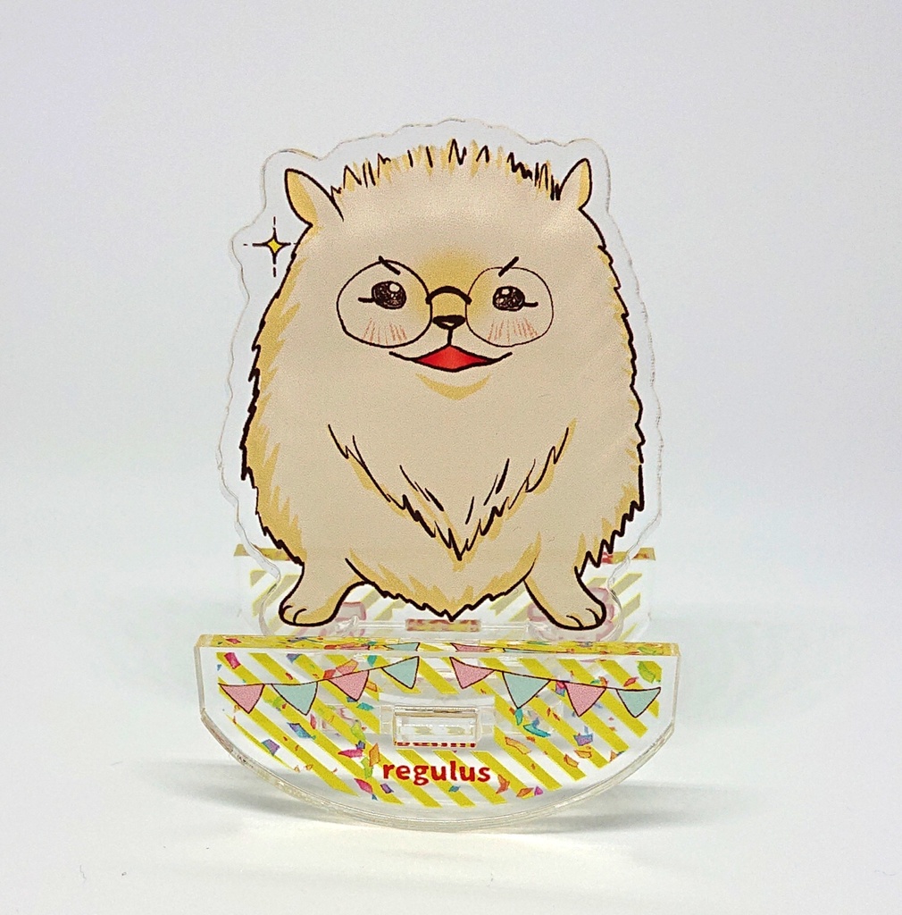 ポメ道くんゆらゆらアクリルスタンド(番犬ver)