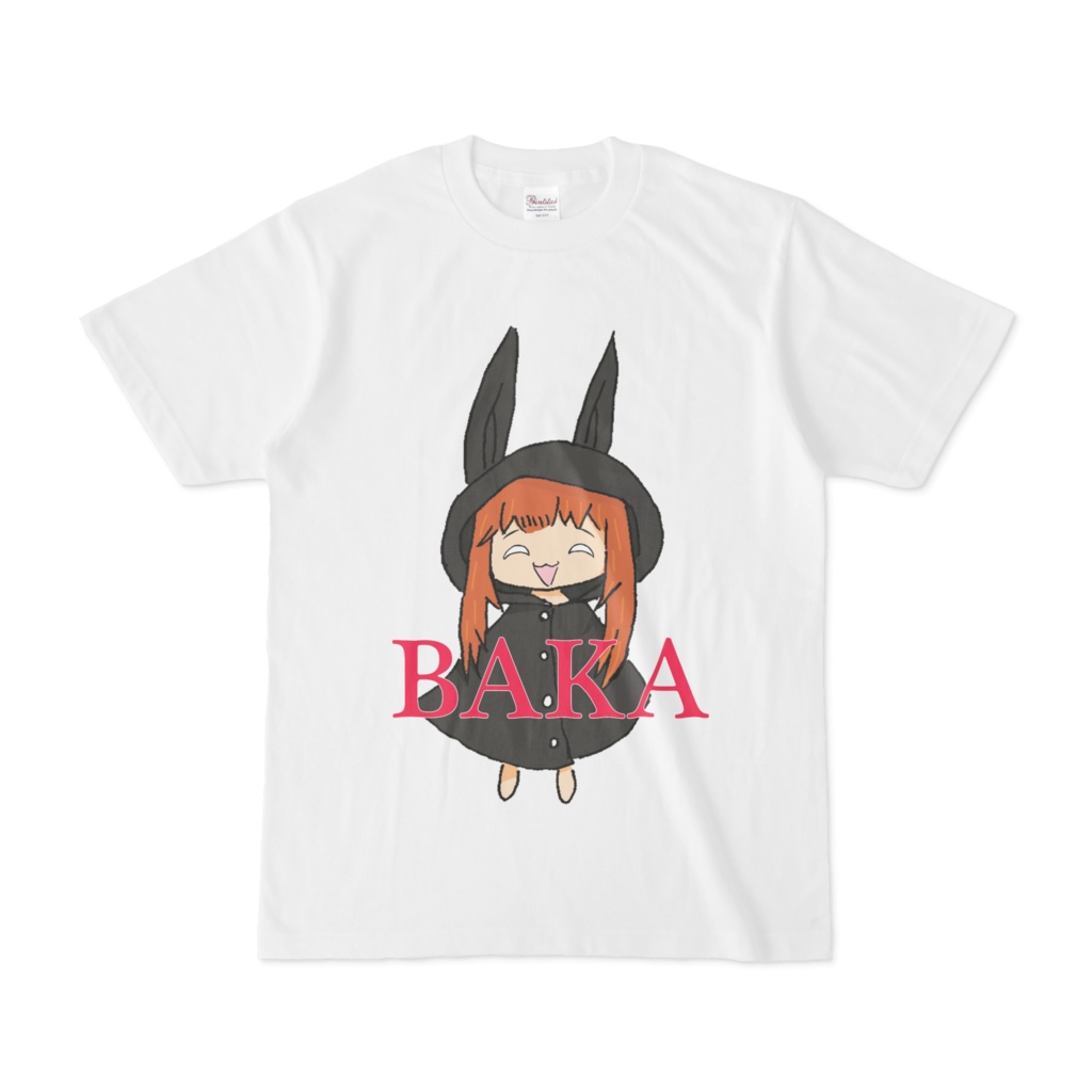 兎沢ゆにオリジナルTシャツ"BAKA"