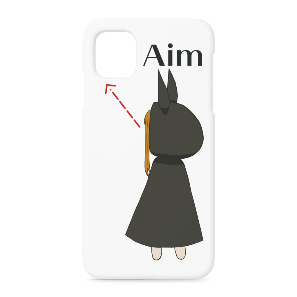 iPhoneケース「Aim」(ホワイト)