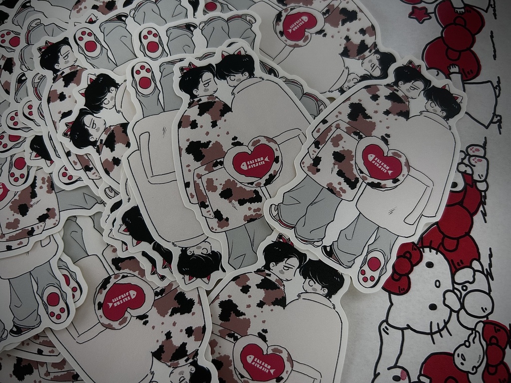 JNJM diecut sticker