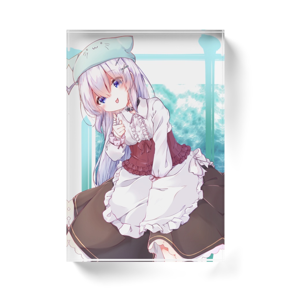 想華ちゃんのアクリルブロック