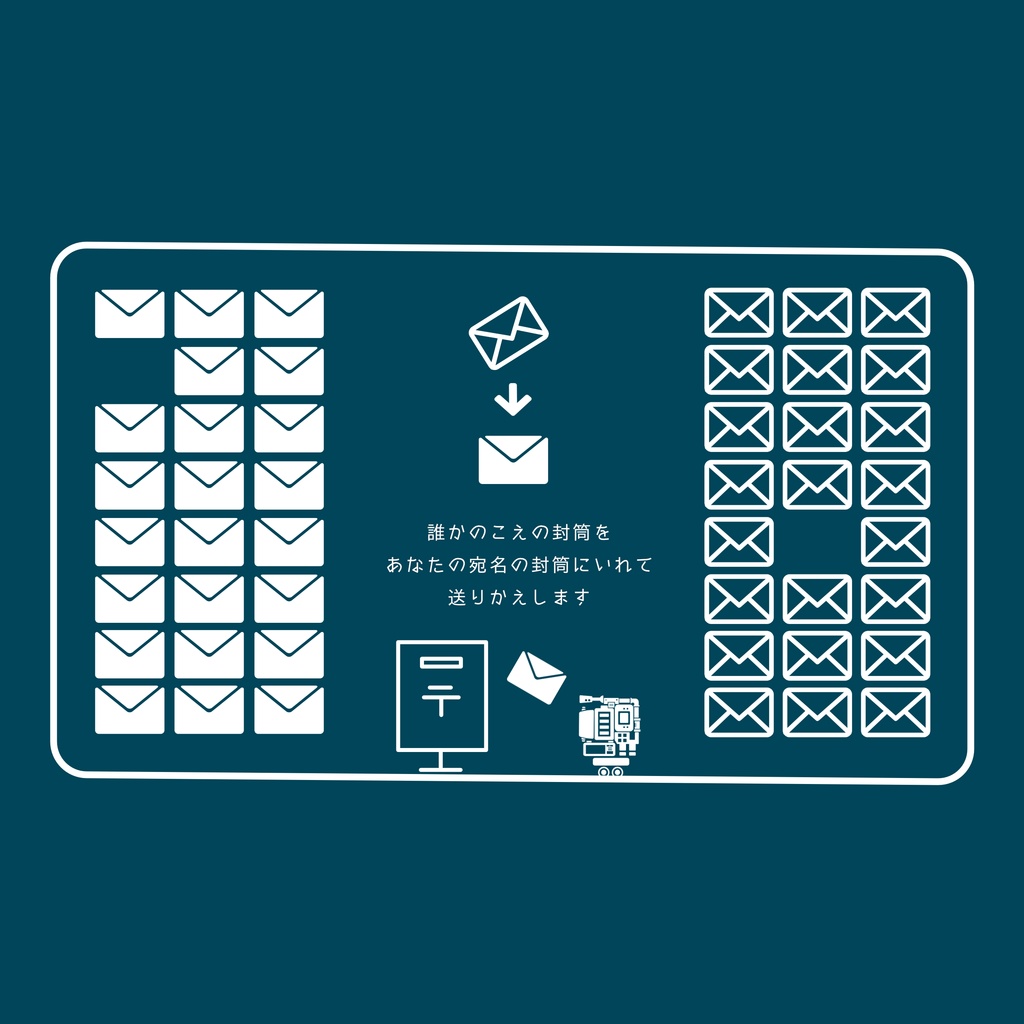 ひとりぼっち文通れたーせっと