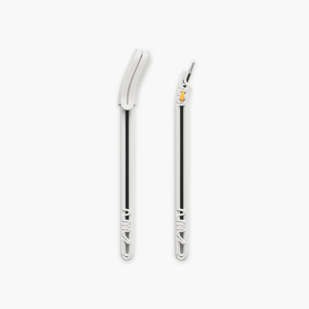 傾けても掠れづらいボールペン