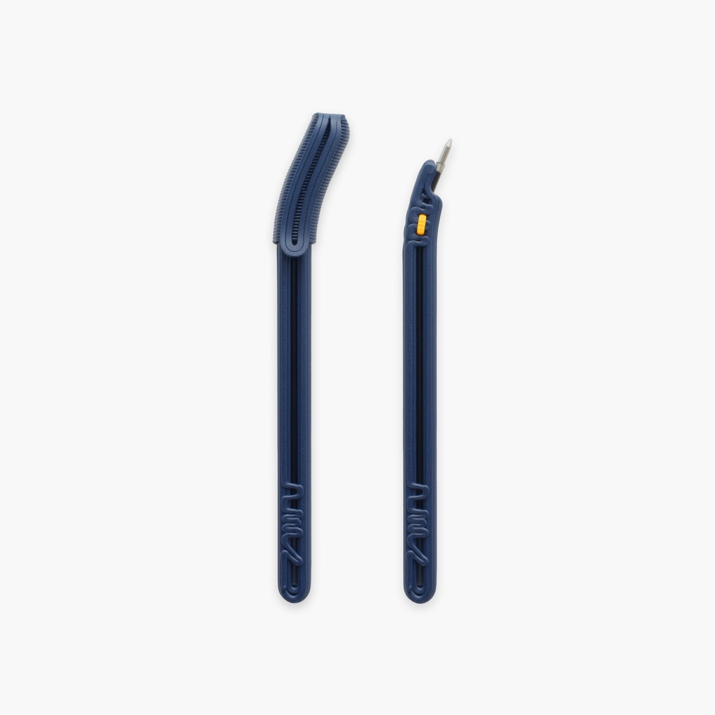 傾けても掠れづらいボールペン