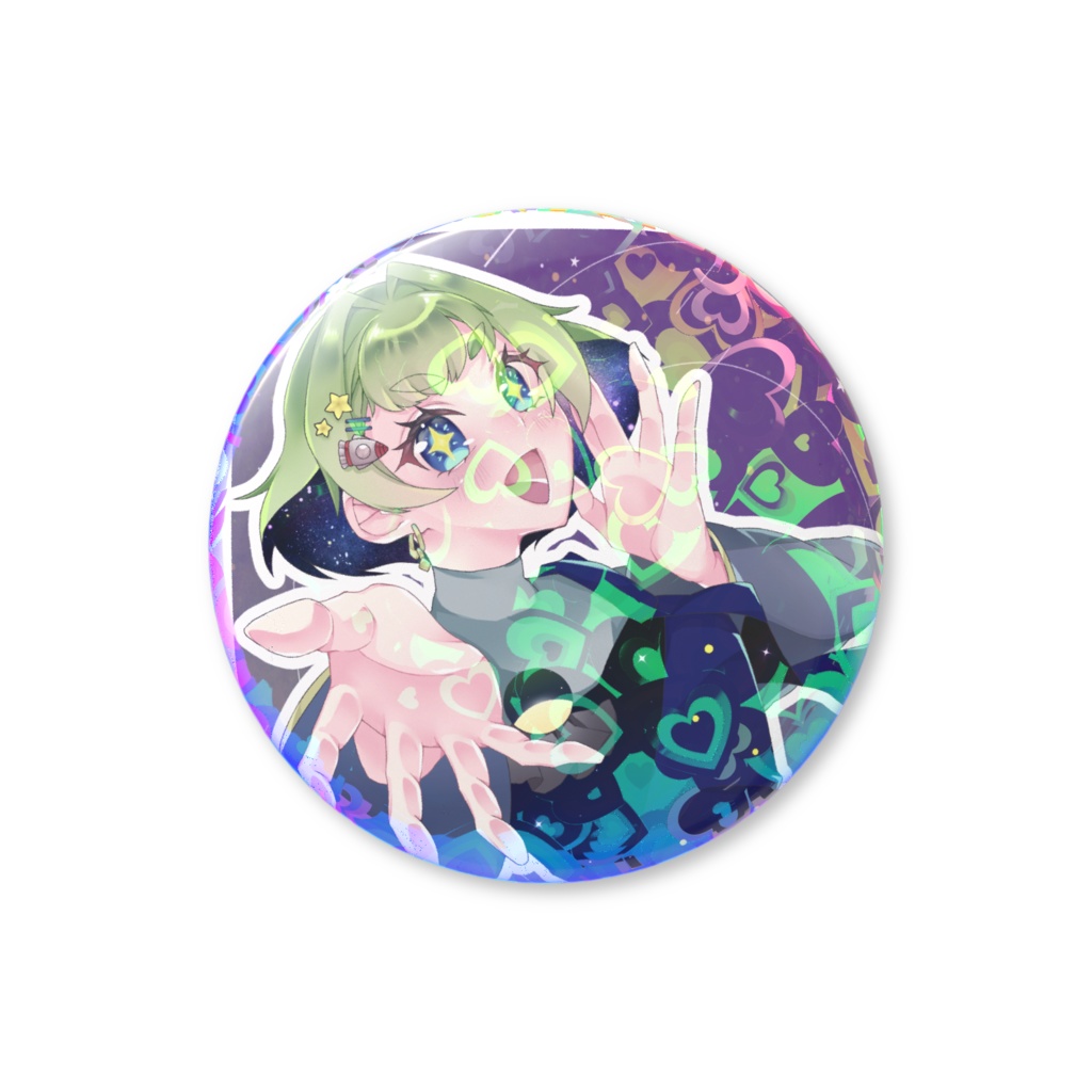 M-aRizeスペースシリーズ ホログラム缶バッジ