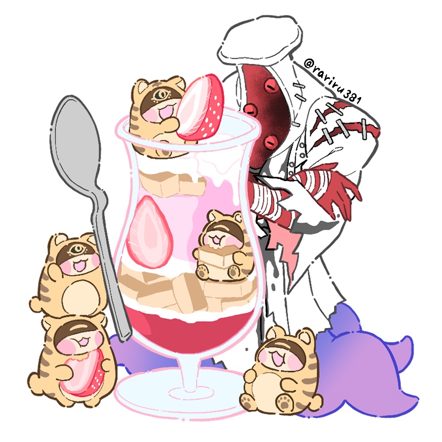 アクリルスタンド(料理長xもちトラチャン)