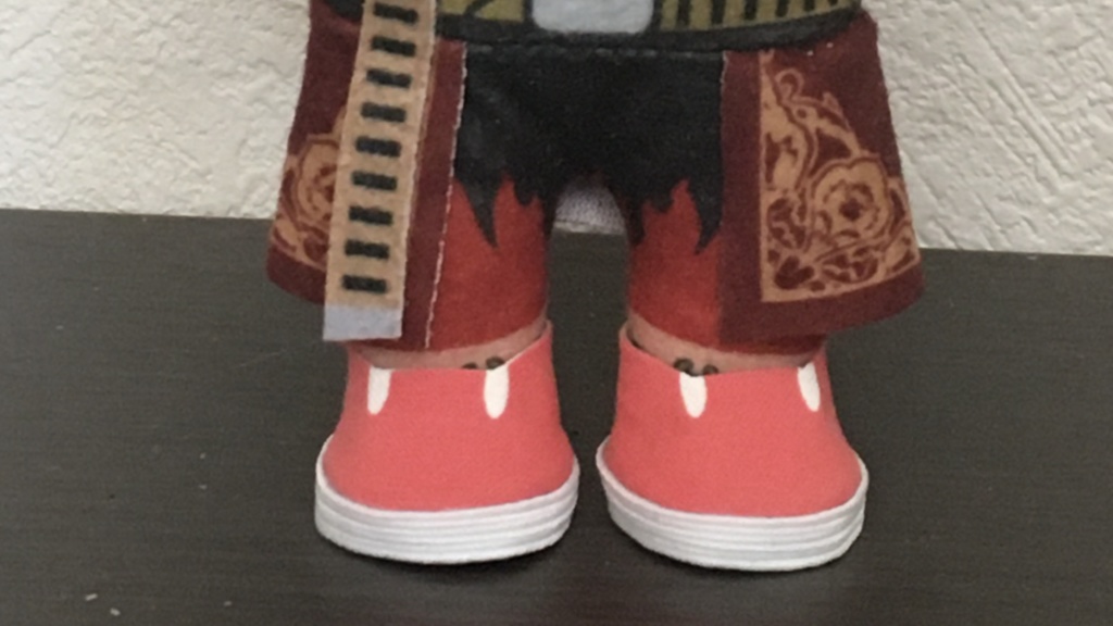 スリッポン風シューズ 無地【16cmぬいぐるみ用】