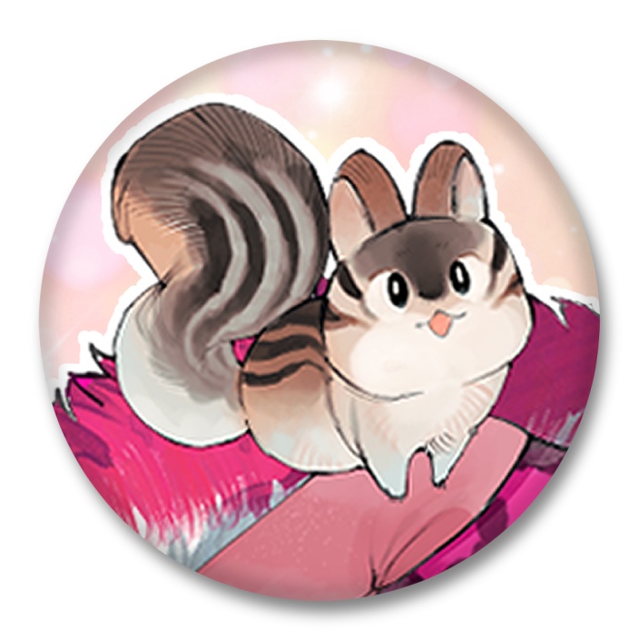 【ハーフアニバ】キラキラ缶バッジ