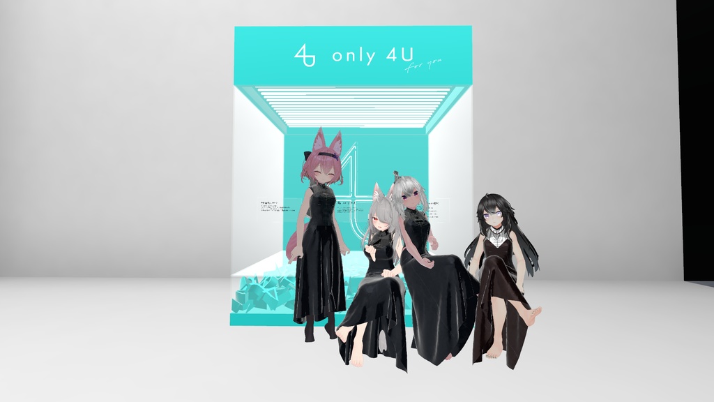 【only 4U】ノーブルパーティドレス【メリノちゃん・ここあちゃん・幽狐さん対応】