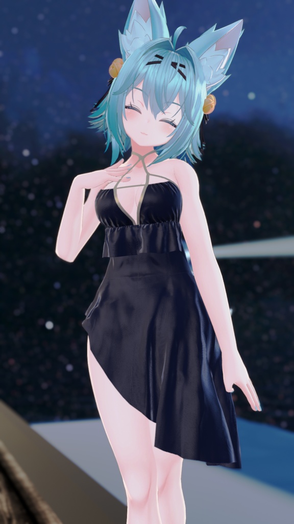 【only 4U】ノーブルウォータードレス【竜胆ちゃん・モフィラちゃん対応】