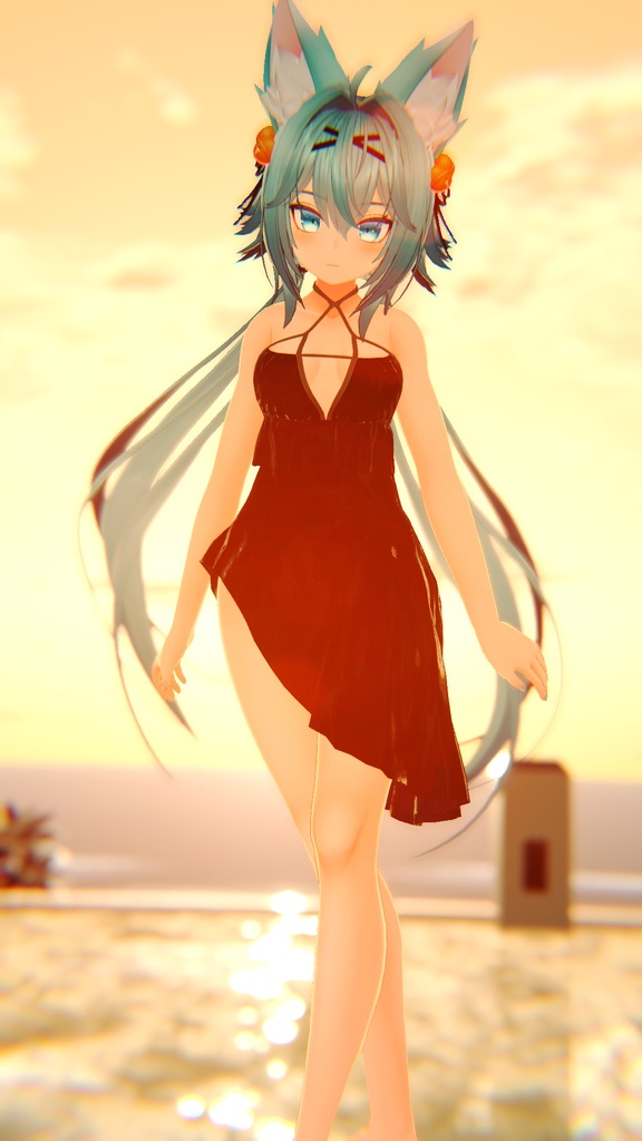 【only 4U】ノーブルウォータードレス【竜胆ちゃん・モフィラちゃん対応】